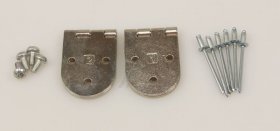 Door Hinges - C00630665 488000630665 Kit N 2 Hinges (biscotto) Art 13 [Whirlpool Indesit]