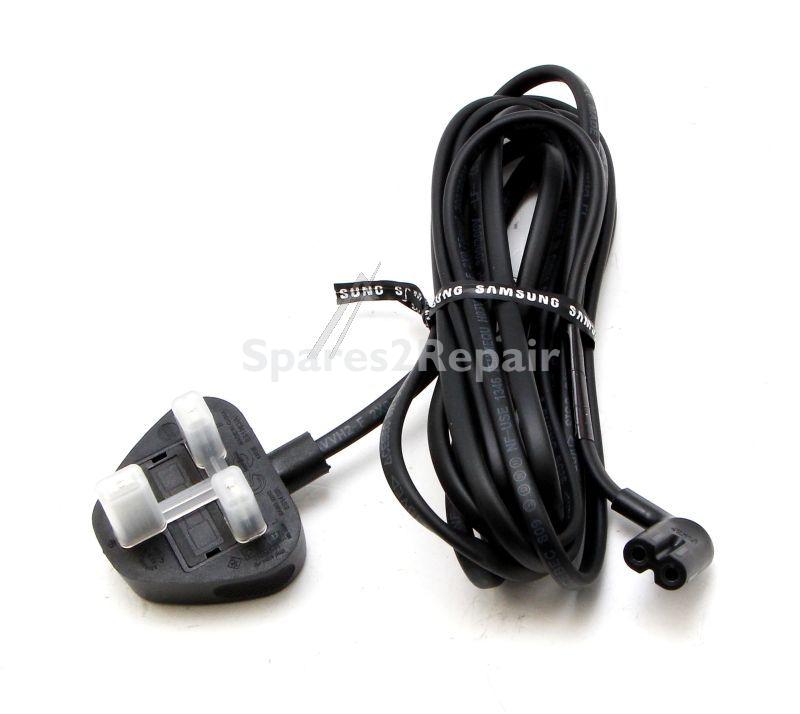 Samsung Mains Power Lead - 3903-001129 Power Cord-dt gbr 2p-f 250v 2 5a blk l30