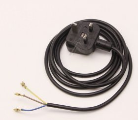 Mains Power Lead - C00505128 481010921796 Mains Cable Uk L-2000mm [Whirlpool Indesit]