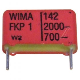 Grundig Fkp1 Pulse Capacitor - 142pf-2000v 851591160200 Foilcap Fkp1 142pf 2 5% 2000v Ls15-mfp-*