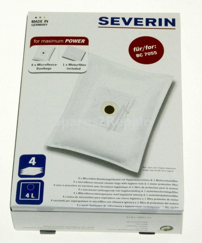 Severin Vacuum Cleaner Bags - Sb 7219 7219 Dust Bags X 4 + 1 Motor Filter