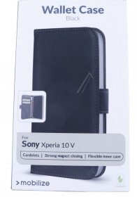 Mobilize Leather Bag Gsm - 29005 Mobilize Classic Gelly Wallet Book Case Sony Xperia 10v Black