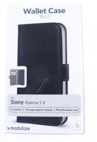 Mobilize Leather Bag Gsm - 28985 Mobilize Classic Gelly Wallet Book Case Sony Xperia 1 V Black
