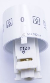 Control Knobs - Knob function white 9+0 [Electrolux Aeg]