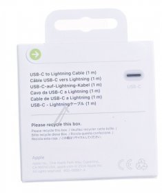 Apple Data Cable Gsm - Muq93zm-a Usb-c To Lightning Cable (1m)