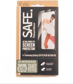 Safe By Panzerglass Display Protective Film - Sarnuwfg38495 Safe By Panzerglass Screen Protector Samsung Galaxy S24 Fe 5g | New A35 5g | New A55 5g | Ultra-wide Fit