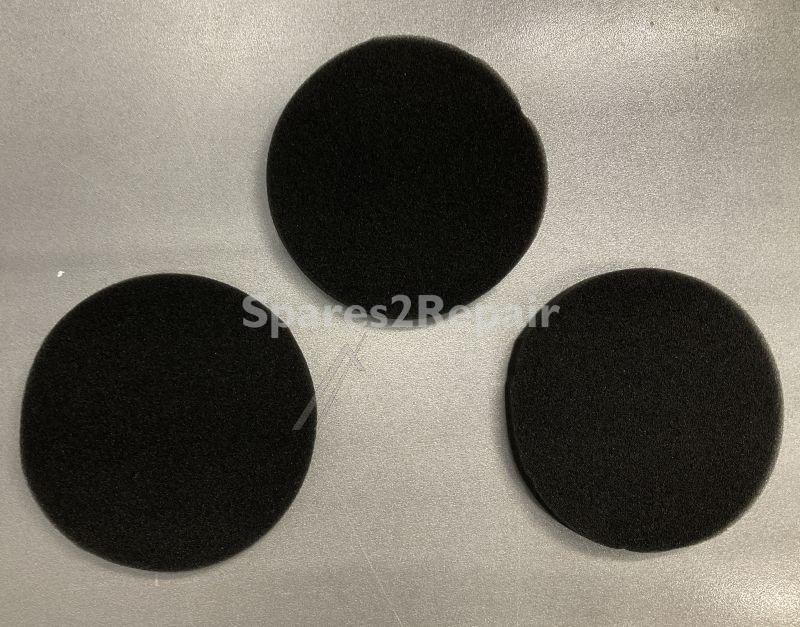 Sqoon Foam Filter - 3x Motor Filter Alternative For Nilfisk Gd930-vp930 1401535510