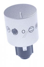Button - C00501782 481010900390 Knob Push-push 12 Positions [Whirlpool Indesit]