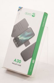 Doro Leather Bag Gsm - 380287 Doro Wallet Case Graphite For Aurora A3x