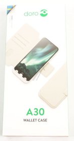 Doro Leather Bag Gsm - 380288 Doro Wallet Case Bone For Aurora A3x