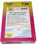 Filterclean Vacuum Cleaner Bags - Y2m Fl0035-k Paper Dust Bags X 4 + 2 Filters Daewoo - Dd - Philips - More
