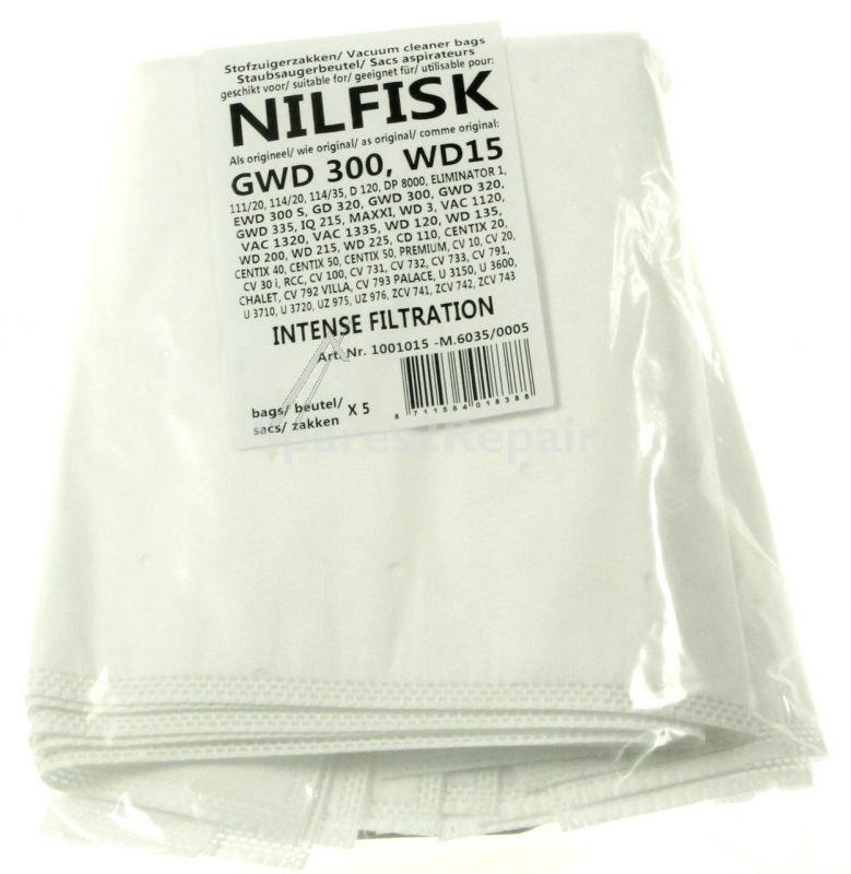 Compatible Vacuum Cleaner Bags - Dust Bags X 5 For Nilfisk