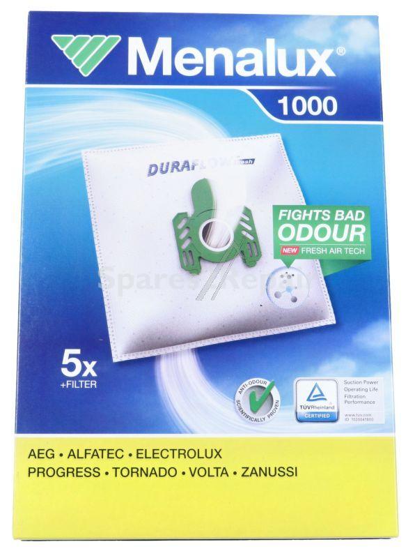 Vacuum Cleaner Bags - 1000 Menalux 9001961326 Vacuum Cleaner Bags [Electrolux Aeg]