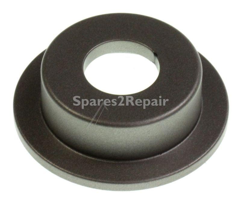 Button - C00302014 488000302014 Plate Button Silver [Whirlpool Indesit]