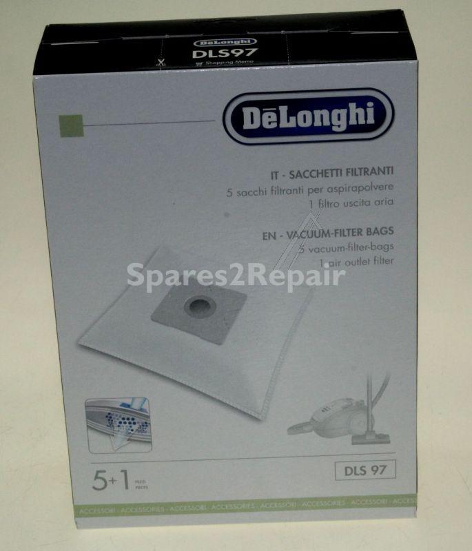 Vacuum Cleaner Bags - 5519110391 Vacuum Cleaner Bags X 5 + 1 F Xtd-xtj-vte [Delonghi]