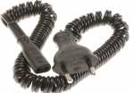 Braun Mains Power Lead - 7030305 Mains Spiral Shaver Lead - 1 0m