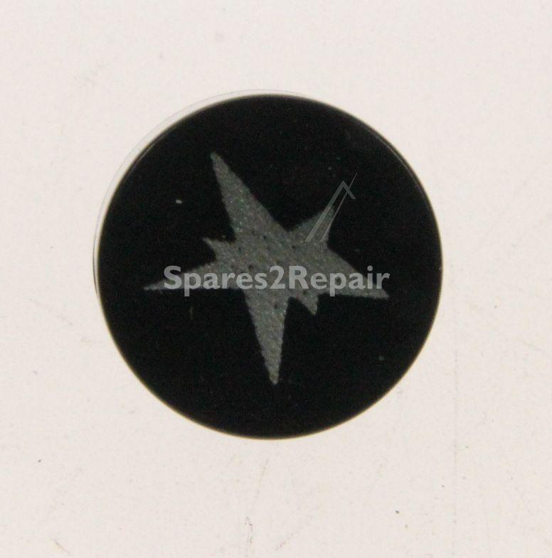 Button - 450920124 C00864615 Switch Button Decor*black* [Arcelik]