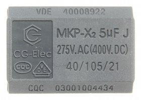 Vestel Pulse Capacitors - 5uf-275v Cap Mkp Safe 5uf 275v M Ac 30box Ro