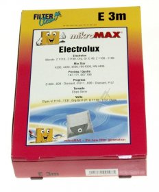 Filterclean Vacuum Cleaner Bags - E3m Fl0006-k Non Woven Dust Bags X 4 + 2 Filters