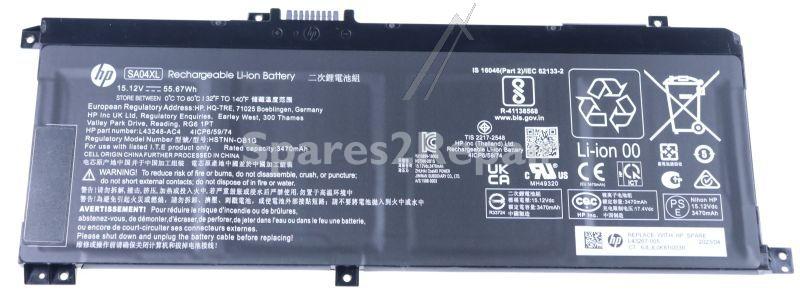 Hewlett Packard Laptop Battery - 198709-001 Compaq Battery 3 6a Liion