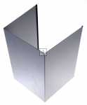 Elica Chimney Flue - Tbv0176990a Chimney Shaft Bottom Antracite