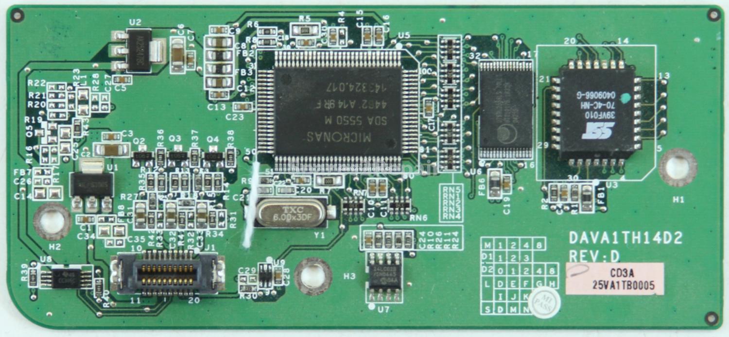 Acer AL2671W - Connector Board - DAVA1TH14D2 - REV:D
