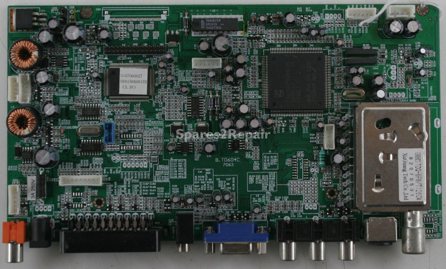 Akura AHLTV15DVD - Main AV - B. TD604C - 7063