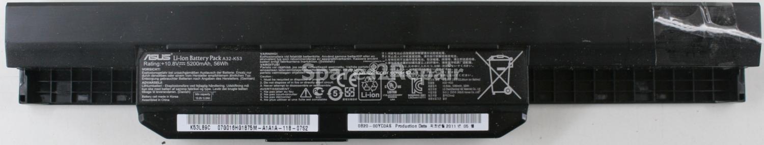 Asus K53U - Battery - A32-K53 - 56Wh - 10.8V - Li-ion (Original)