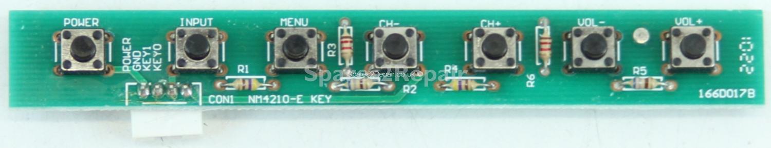 Baird CN55BAIR - Buttons - 166D017B - NM4210-E KEY (Without Plastic)