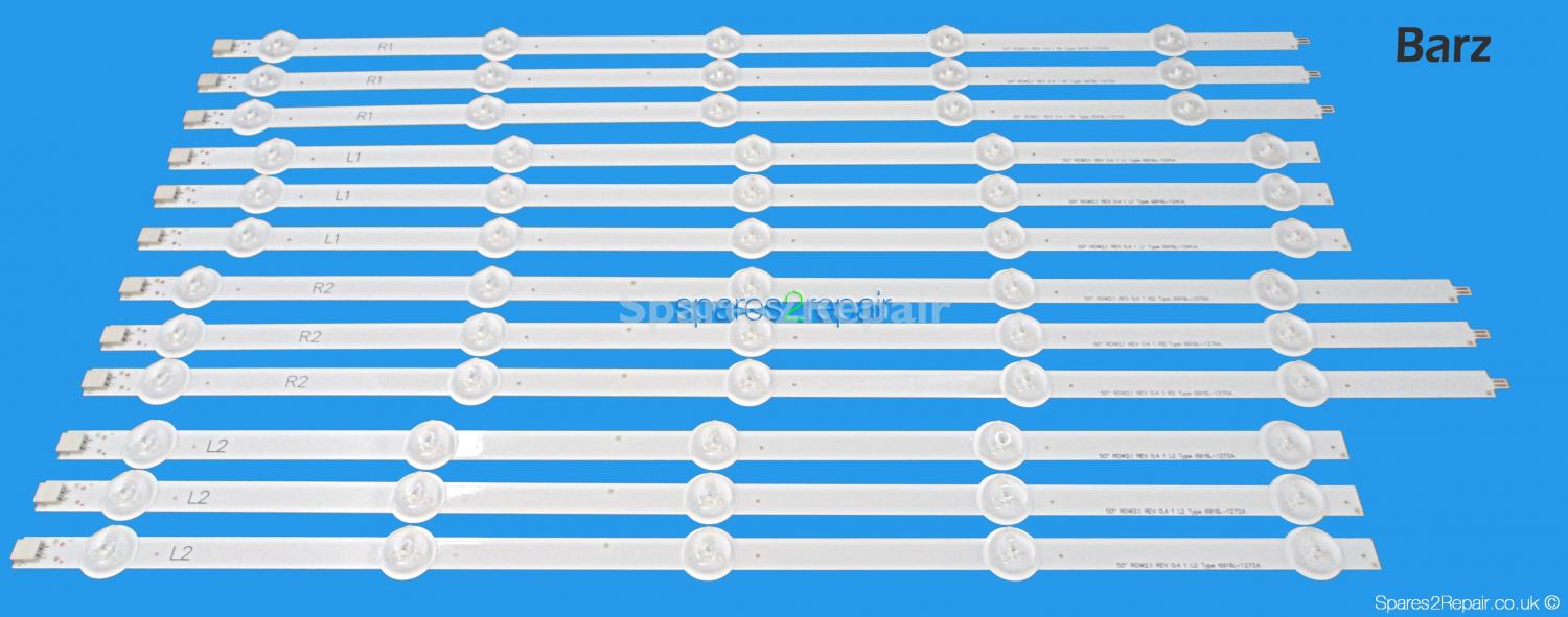 LG 50 inch Full LED Backlight Array - LC500DUE SF - AGF78180301 - 6916L-1241A - 6916L-1272A - 6916L-1273A - 6916L-1276A