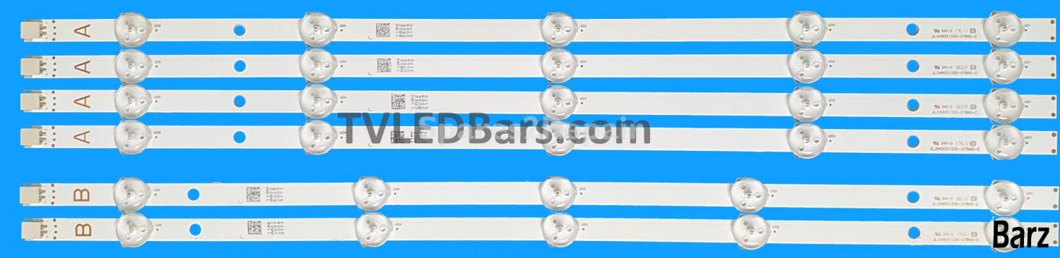 Vestel 48 Inch Full LED Backlight Array - VES480UNDS-2D-N11 VES480UNDS-2D-N12 - JL.D48051330-078AS-C - SVV480A16A + SVV480A16B