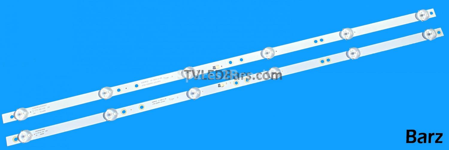 Barz LED Backlight Array Polaroid P32RN0038K 32" K320WDX K320WDC2B 4708-K320WD-A2113 A1113 A+B 2pcs