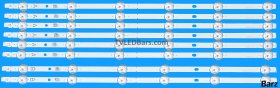 Barz LED Backlight Array Vestel VES490QNYL VES490QNYS VES490UNYL 49" JL.D49061330 / SVV490A69 6xA 2xB