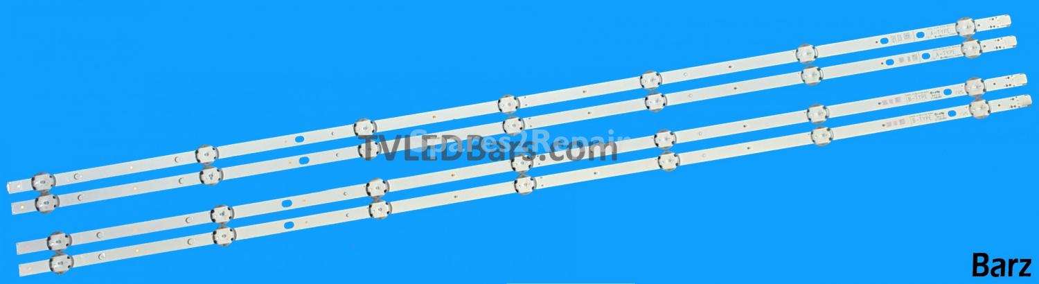Vestel LED Backlight Array Vestel 43" VES430UNDA VES430UNDS VES430UNDL VES430UNDB 17DLB43VLXR1 LB43007 VESTEL 43 FHD 2xA 2xB