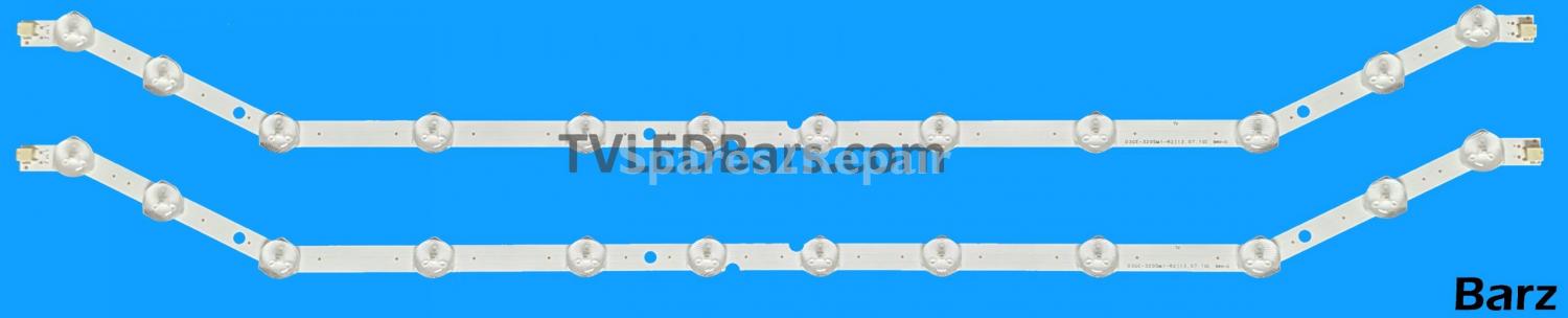 Barz LED Backlight Array Samsung BN96-28763A 32" CY-DF320BGLV1H CY-DF320BGLV3H D3GE-320SM1-R2 2pcs