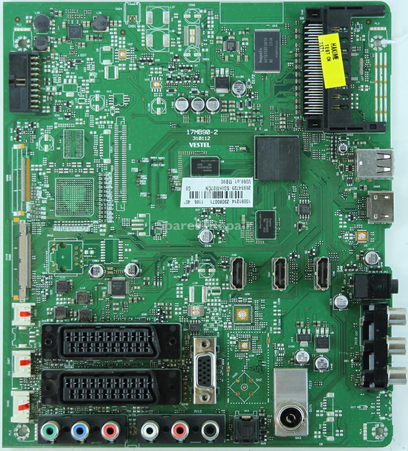 Celcus LCD40S913FHD - Main AV - 23080071 - 17MB90-2 - 310112