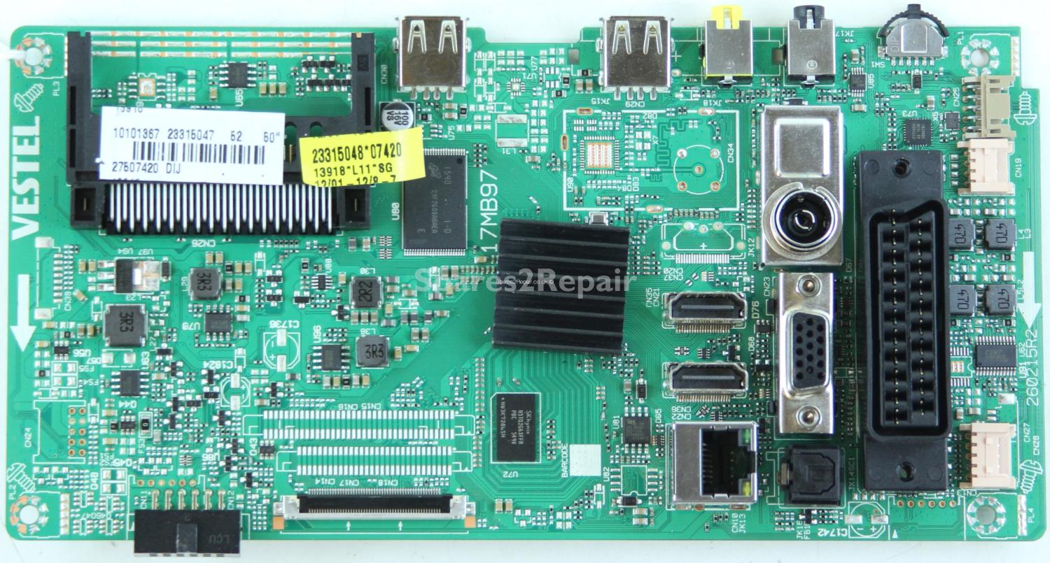 Hitachi 50HYT62U - Main AV - 23315047 - 17MB97 - 260215R2