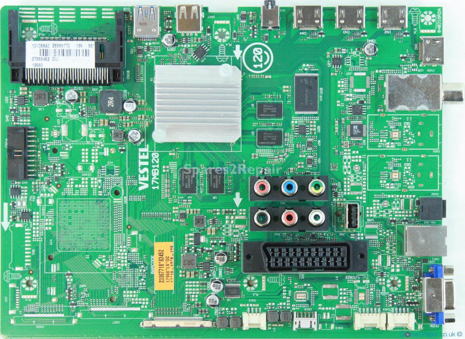 Hitachi 55HK6T74UA - Main AV - 23368770 - 17MB120 - 040316R2A