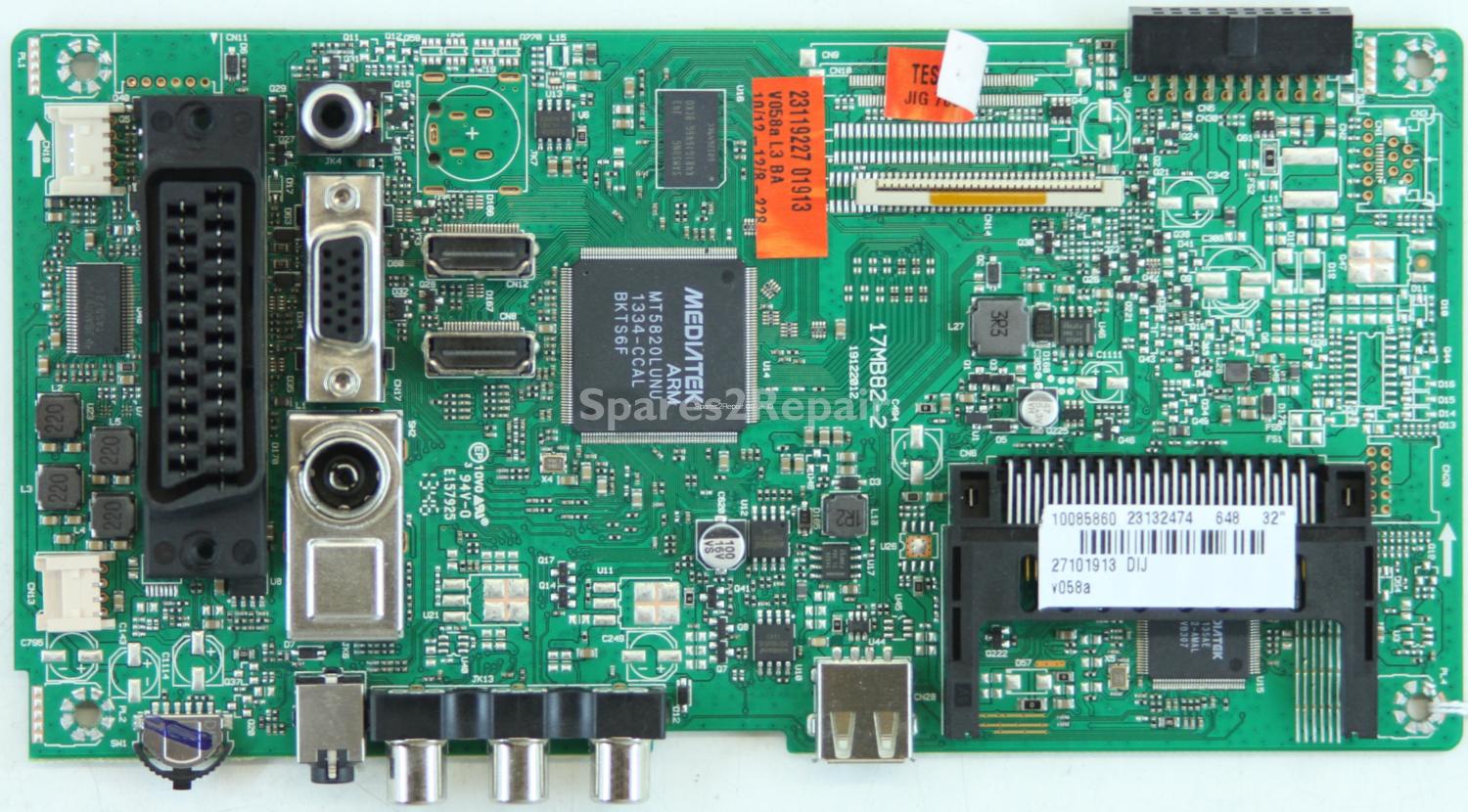 Hitachi 32HXC01UA - Main AV - 23132474 - 17MB82-2 - 19122012