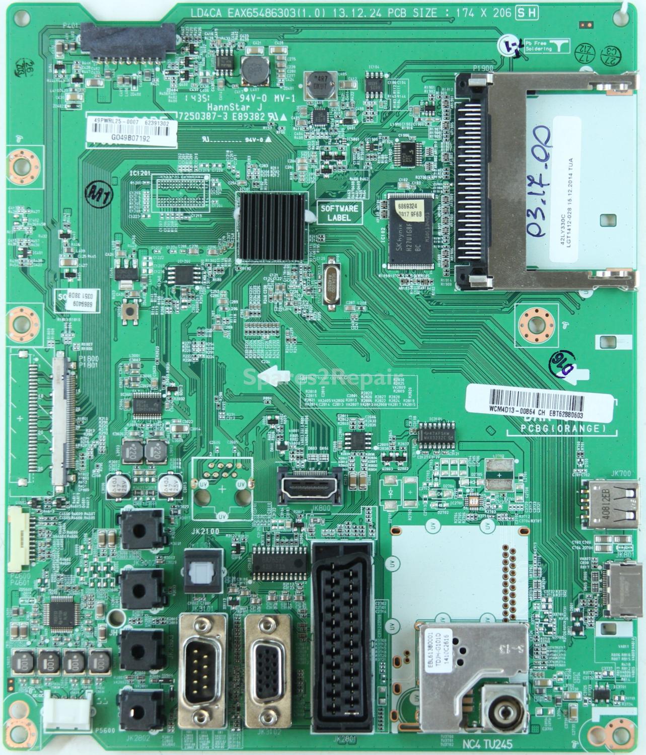 LG 42LY330C - Main AV - EBT62880603 - EAX65486303