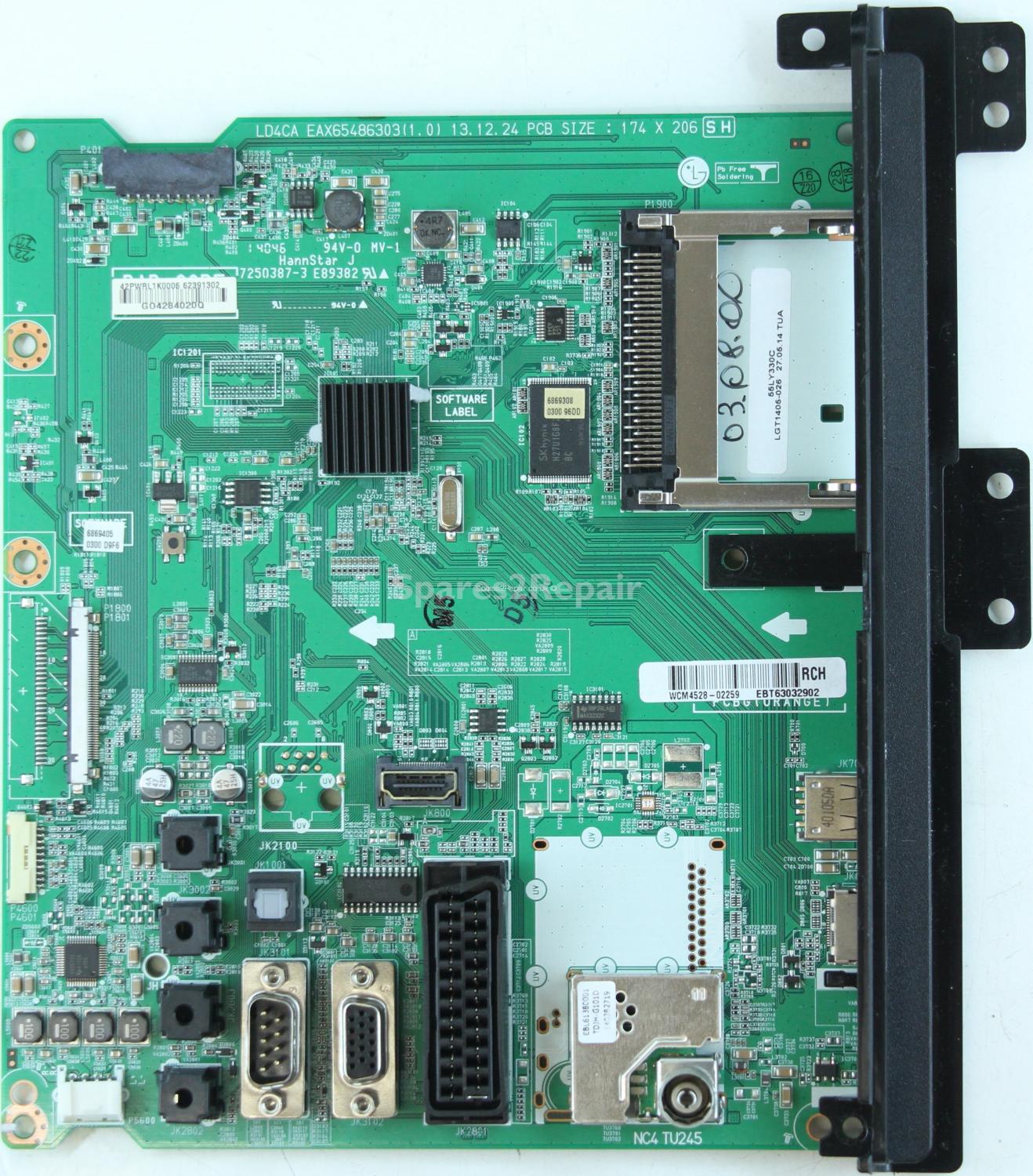 LG 55LY330C - Main AV - EBT63032902 - EAX65486303(1.0) - 7250387-3 - LGT1405-026