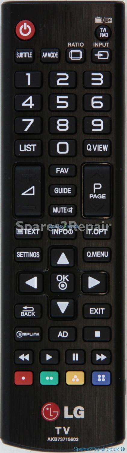 LG AKB73715603 Remote Control (Original) (Genuine)