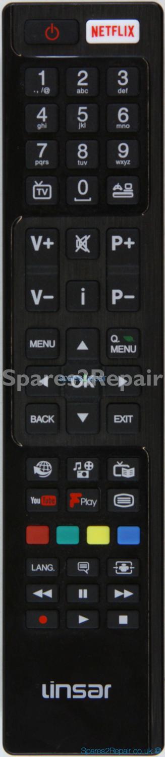 Linsar 30094759 RC4848F Remote Control (Genuine) (A)