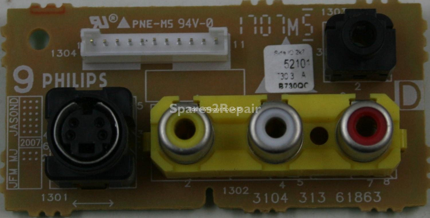 Philips 32PFL7862D-10 - Side AV - 3104 313 61863