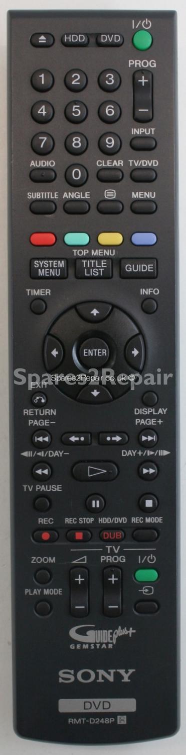 Sony RMT-D248P Remote Control (Original)