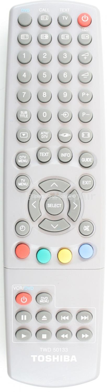 Toshiba TWD50133 TWD-50133 TWD 50133 Remote Control (Original)