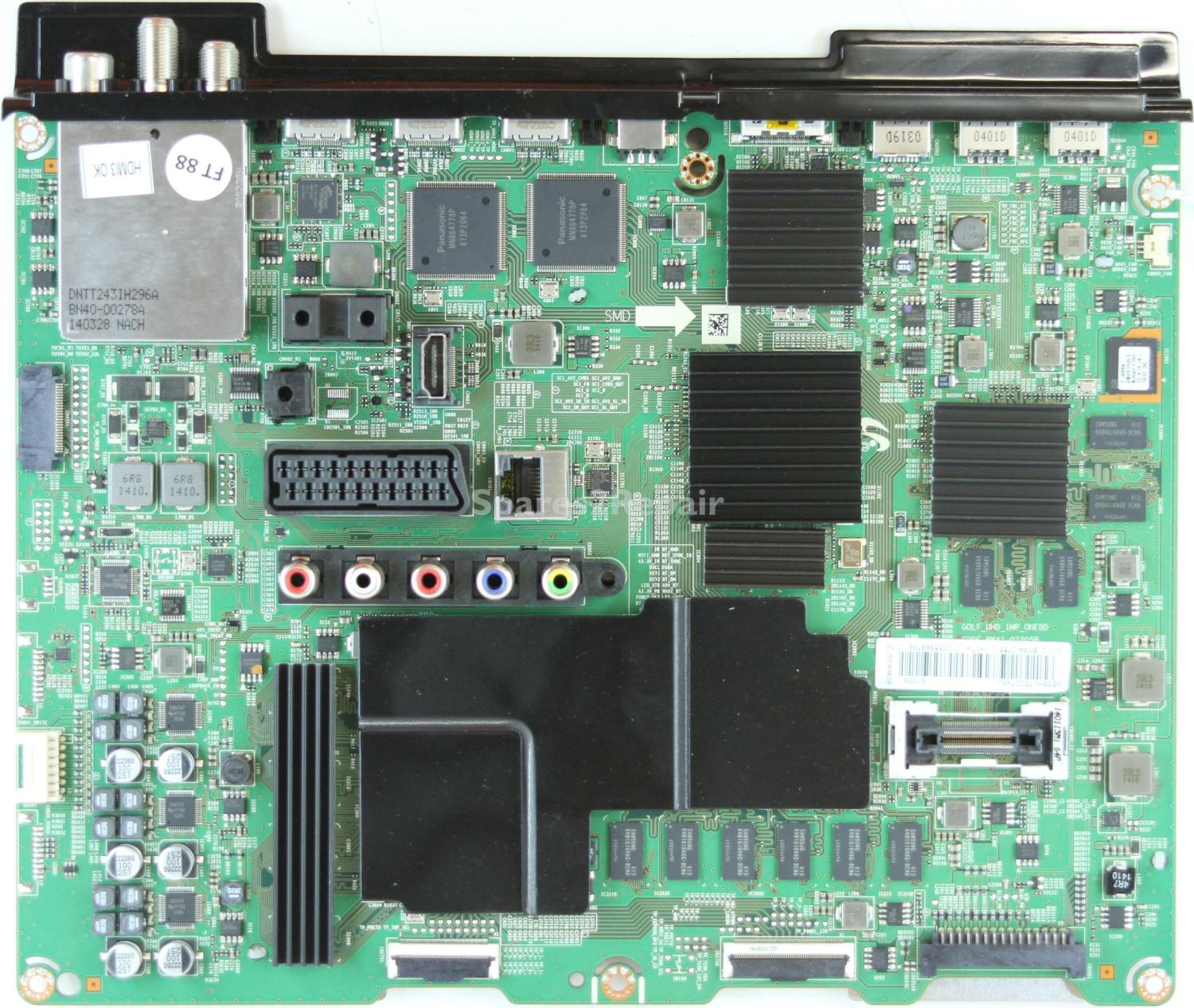 Samsung UE55HU7500T - Main AV - BN94-07551J - BN41-02205B - GOLF_UHD_1MP_ONEBD