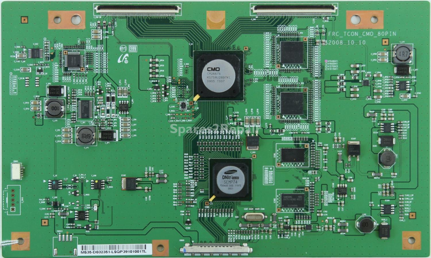 Samsung LE55B51T3W - T-Con - FRC_TCON_CMO_80PIN - 35-D032351