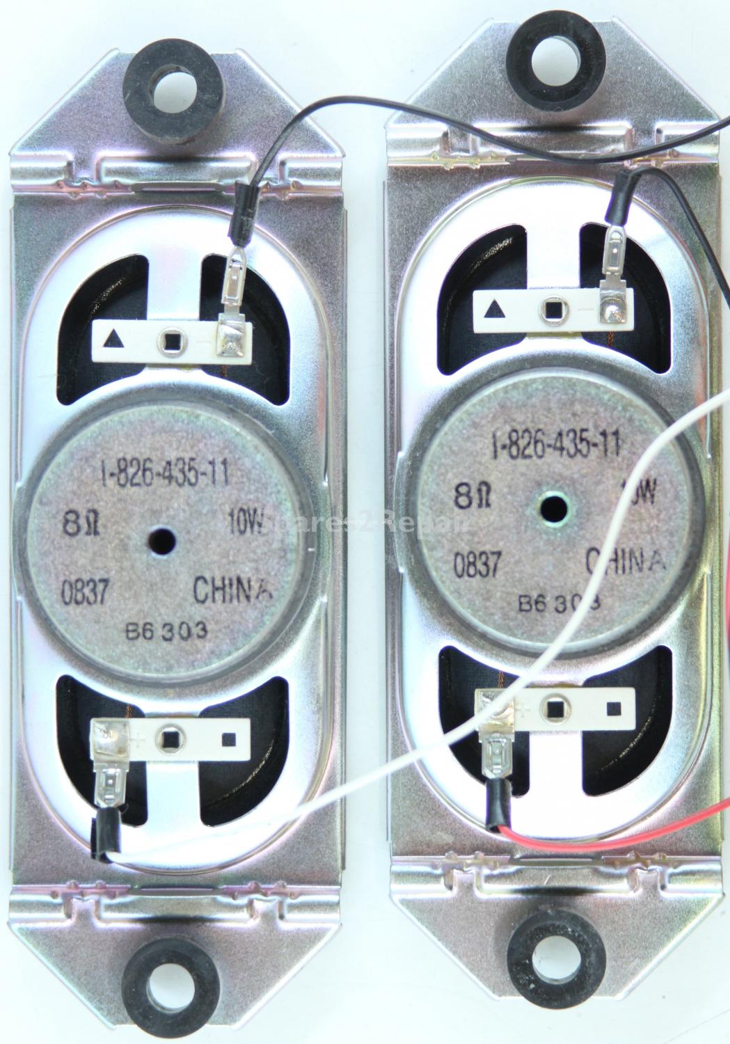 Sony KDL-46W2000 - Internal Speakers (L&R) - 1-826-435-11 - 10W