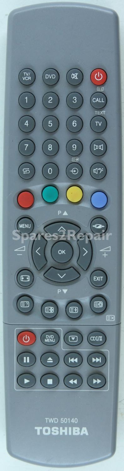 Toshiba TWD50140 TWD-50140 TWD 50140 Remote Control (Original)